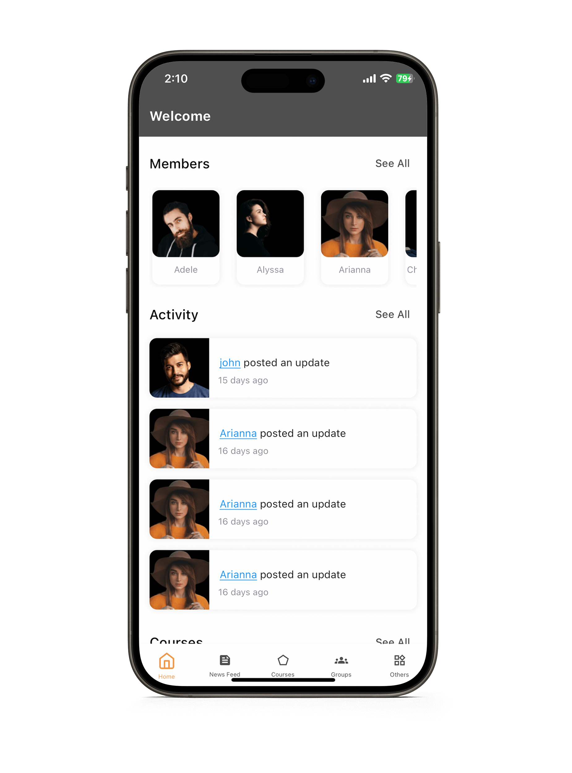 WPAPPIUM - 01 members BuddyBoss